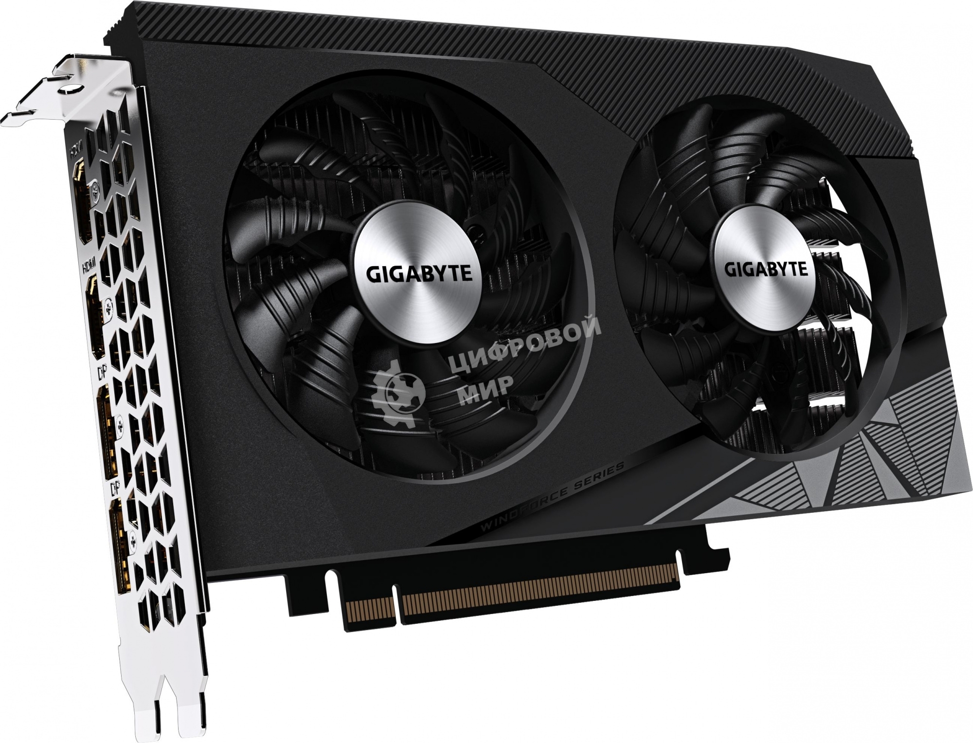 Видеокарта Gigabyte GV-IA310WF2-4GD INTEL ARC A310 4Gb 64bit GDDR6 2000/15500 HDMIx2 DPx2 HDCP Ret