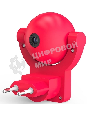 Светильник розеточный Gauss с фиксированной проекцией и датчиком освещ. 0.5Вт розо. 1/100