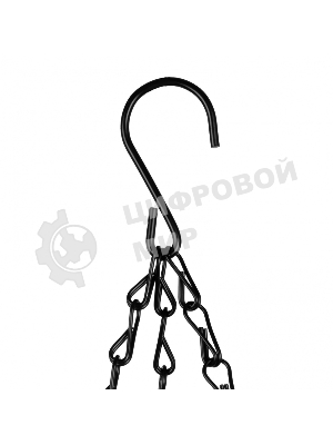 Кашпо подвесное Palisad с вкладышем из коковиты, полукруглое, диаметр 30 см