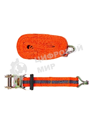 Ремень багажный с крюками, 0,038х10м, храповый механизм AutomaticStels