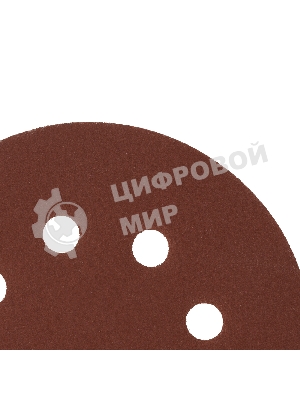 Круг абразивный Сибртех на ворсовой подложке под 