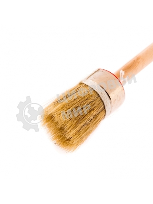 Кисть круглая MTX 82044 Профи №6 30 мм, натуральная щетина, деревянная рукоятка
