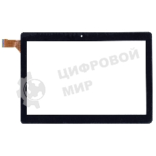 Сенсорное стекло (тачскрин) для Digma Optima 1023N 3G (TS1186MG), черное