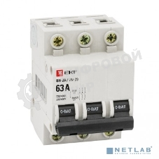 Выключатель нагрузки EKF SL29-3-63-bas 3P 63А ВН-29 EKF Basic
