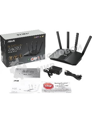 Роутер беспроводной Asus RT-BE58U BE3600 100/1000/2500BASE-T черный