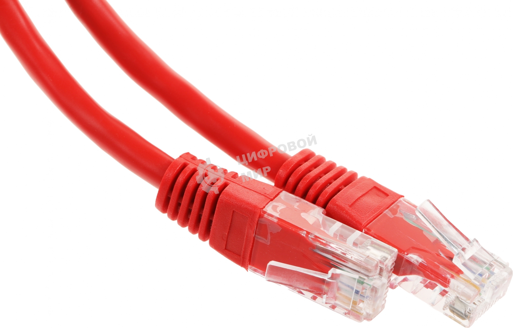 Патч-корд UTP Cablexpert cat.6, 1м, литой, многожильный, красный