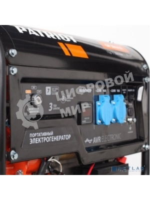 Электрогенератор бензиновый Patriot GP 3810LE, 3 кВт, 67 дБ, 46 кг