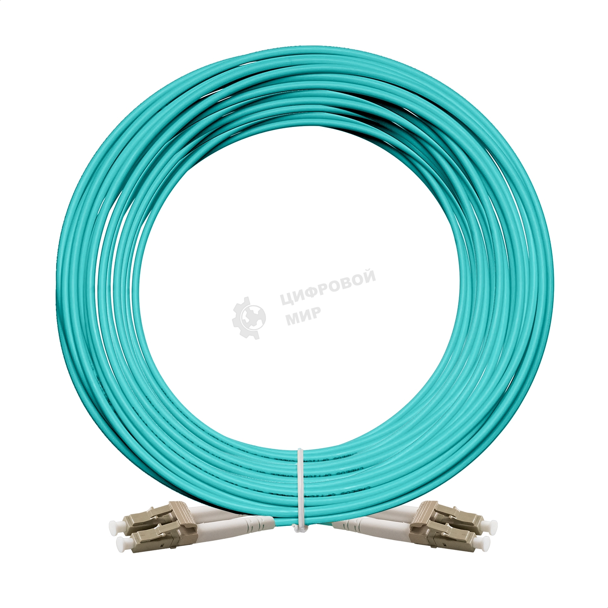 Патч-корд волоконно-оптический ExeGate FC-D-503-LC-LC-15M-LSZH (Шнур ВО MM 50/125 (OM3), LC/UPC-LC/UPC, Duplex, LSZH, 15м)