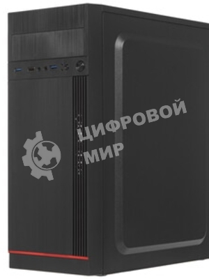 Компьютерный корпус Miditower ExeGate AA-442U2-UNS450 (ATX, БП UNS450 с вент. 12см, 1хUSB+2хUSB 3.0, аудио, черный)