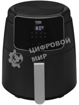 Аэрогриль Beko FRL 2244 B черный, 1500 Вт, 4.7 л, сенсор, 8 программ