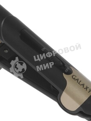 Выпрямитель для волос Galaxy Line GL 4519 черный/золотистый, 24 мм, 180 °C, 1 режим