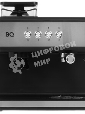 Кофейная станция BQ CM1003 сталь/черный, исп. кофе - зерновой/молотый, 1.5 л, 1150 Вт. 15 бар