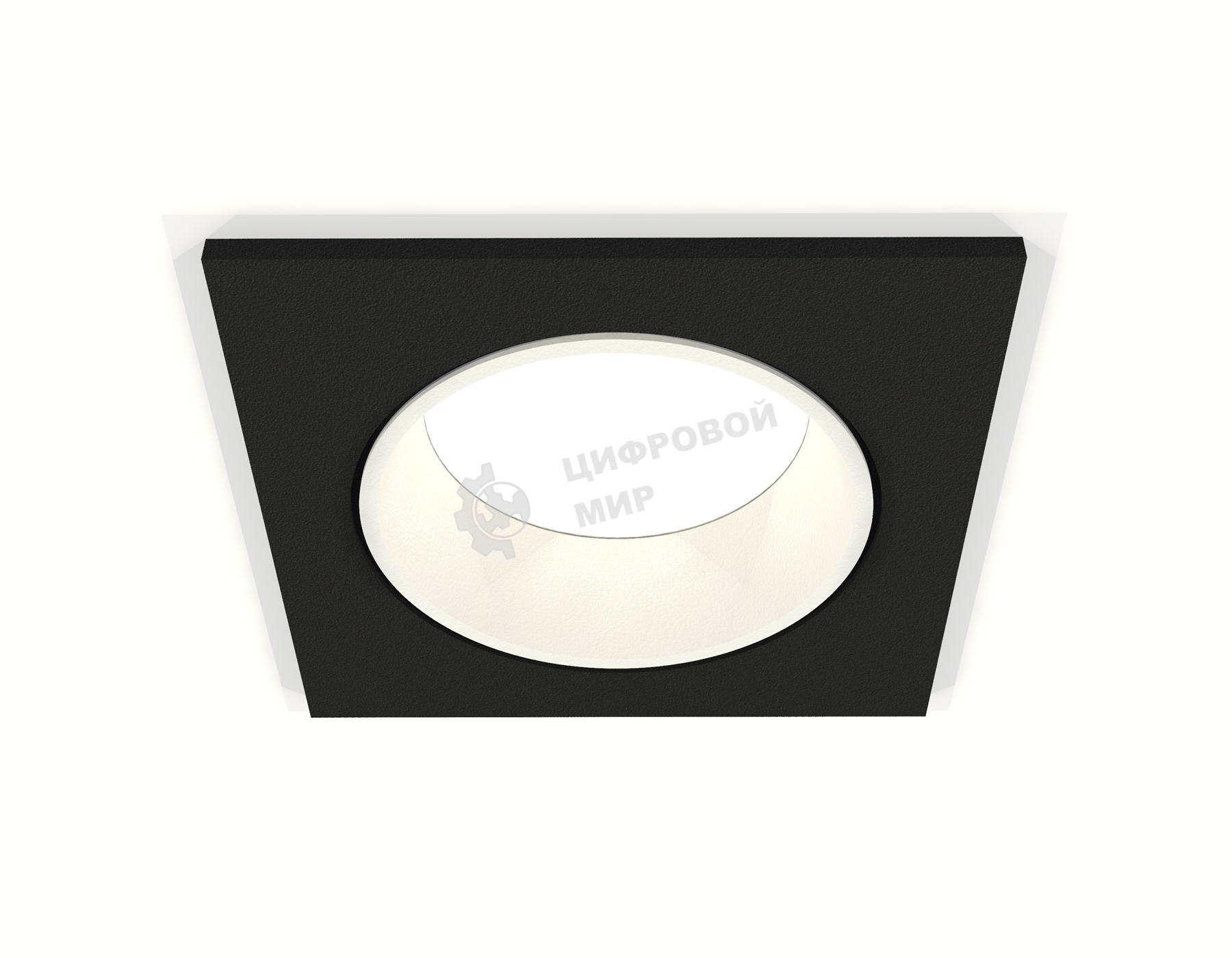 Комплект встраиваемого светильника Ambrella light XC6521001 SBK/SWH черный песок/белый песок MR16 GU5.3 (C6521, N6110)