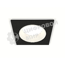 Комплект встраиваемого светильника Ambrella light XC6521001 SBK/SWH черный песок/белый песок MR16 GU5.3 (C6521, N6110)