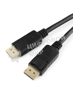 Кабель DisplayPort Gembird, 1.8м, 20M/20M, черный, экран, пакет
