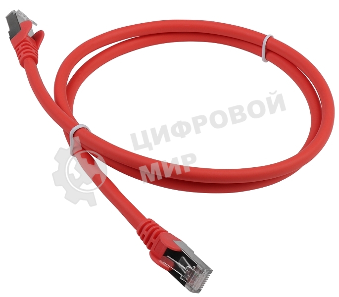 Патч-корд Lanmaster LAN-PC45/S6A-5.0-RD вилка RJ-45-вилка RJ-45 кат.6А 5м красный LSZH