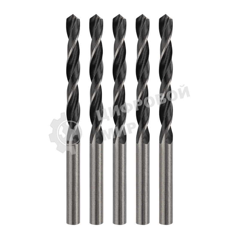 Сверло по металлу Kranz 10,0 мм HSS (5 шт. в упаковке) DIN 338