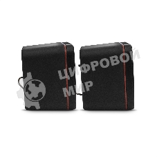 Акустическая система 2.0 ExeGate EX287050RUS Disco 160 (питание USB, 2х3Вт (6Вт RMS), 100-20000Гц, черный)