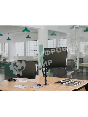 Кронштейн (держатель) ONKRON G140 для двух мониторов 13