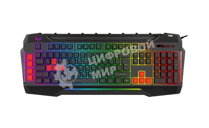 Клавиатура Sven KB-G8800 проводная, USB Type-A, чёрный