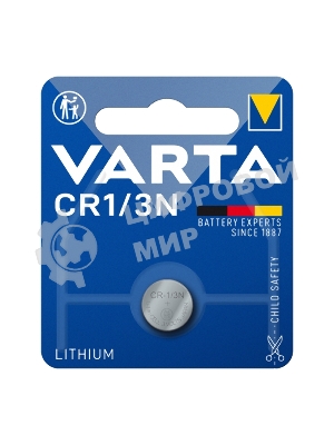 Батарея Varta Lithium CR1/3N (1шт) блистер