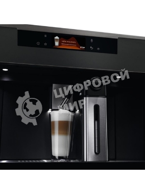 Кофе-машина Electrolux EBC85X автоматическая, сенсорное управление, нержавеющая сталь и черный