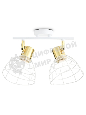 Светильник Ambrella light TR8601/2 WH/GD белый/золото E27*2 max 40W 260*154*230