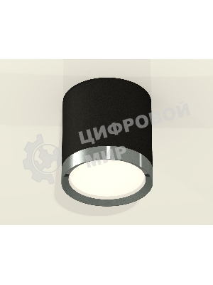 Светильник Ambrella Light XS8142006 SBK/PPH черный песок/графит полированный GX53 (C8142, N8133)