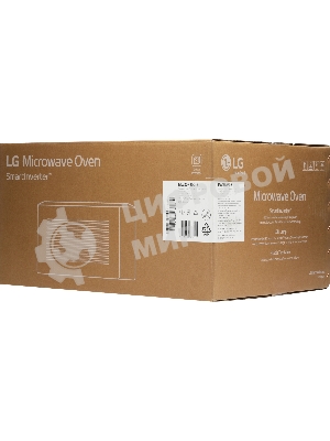 Микроволновая печь LG MW25R35GIS черный, 25 л, 1000 Вт, переключатели - сенсор