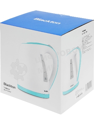 Чайник электрический Blackton Bt KT1702P белый/зеленый, 1.7 л, 2200 Вт, скрытый нагревательный элемент