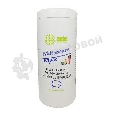 Салфетки Cactus CS-WB075 для маркерных досок туба 75 шт влажных