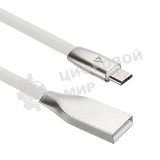 Кабель USB ACD-Infinity MicroUSB - USB-A TPE, 1.2м, белый