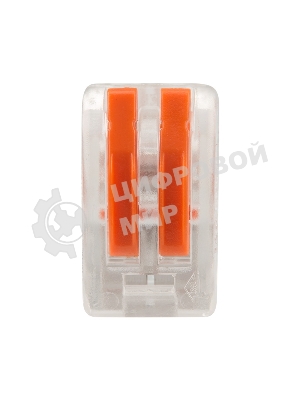 Универсальная клемма Rexant 2-проводная, прозрачная (0,08-2,5/4 мм²) (50 шт./уп.)