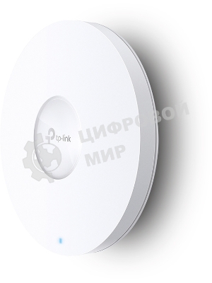 Потолочная точка доступа TP-Link EAP653 AX3000 Ceiling Mount Dual-Band Wi-Fi 6 Access Point, 1 1Gbps RJ45 Port, 574Mbps at2.4 GHz + 2402 Mbps at 5 GHz, 802.3at POE, 2 Internal Antennas