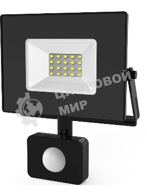 Прожектор светодиодный Gauss Elementary LED 30W 2100lm IP65 6500К с датчиком движения