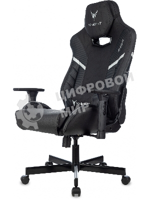 Кресло Knight Thunder 5X черный, экокожа, 120 кг, механизм качания