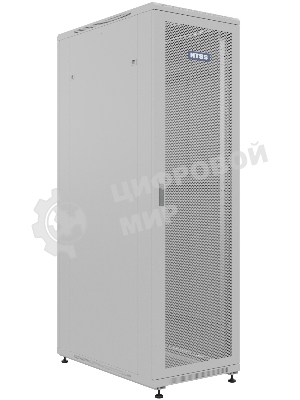 Шкаф серверный NTSS Премиум (NTSS-R42U60100PD/PDD) напольный 42U 600x1000мм пер.дв.перфор. задн.дв.перфор.2-хст. 900кг серый IP20 сталь