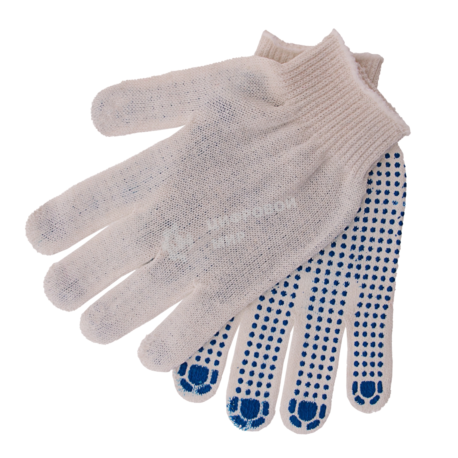 Перчатки трикотажные, с ПВХ точкой, 10 класс Россия