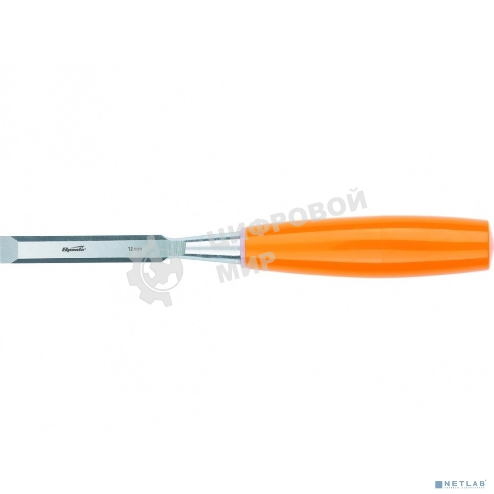 Стамеска Sparta 14 мм, плоская, пластиковая рукоятка