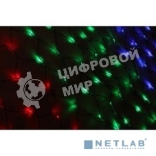 Новогодние светоукрашения Neon-night гирлянда-сеть LED 1х1.5 мМуЛЬТИ с контроллером, 240В