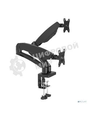 Настольное крепление Wize WDA2-32 для двух мониторов 14