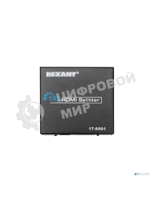 Делитель Rexant гнездо HDMI на 2 гнезда HDMI, металл
