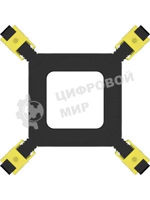 Кулер для процессора PCCooler R95S-I черный 92мм алюминий 2600rpm 31.1db 4-pin 95W