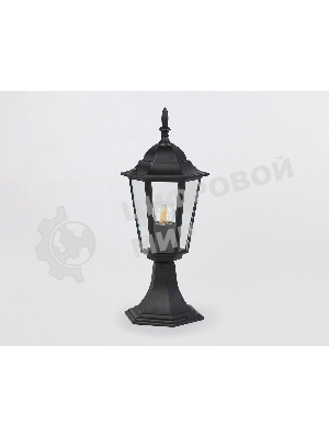 Светильник Ambrella light ST2023 BK/CL черный/прозрачный IP54 E27 max 40W D150*400