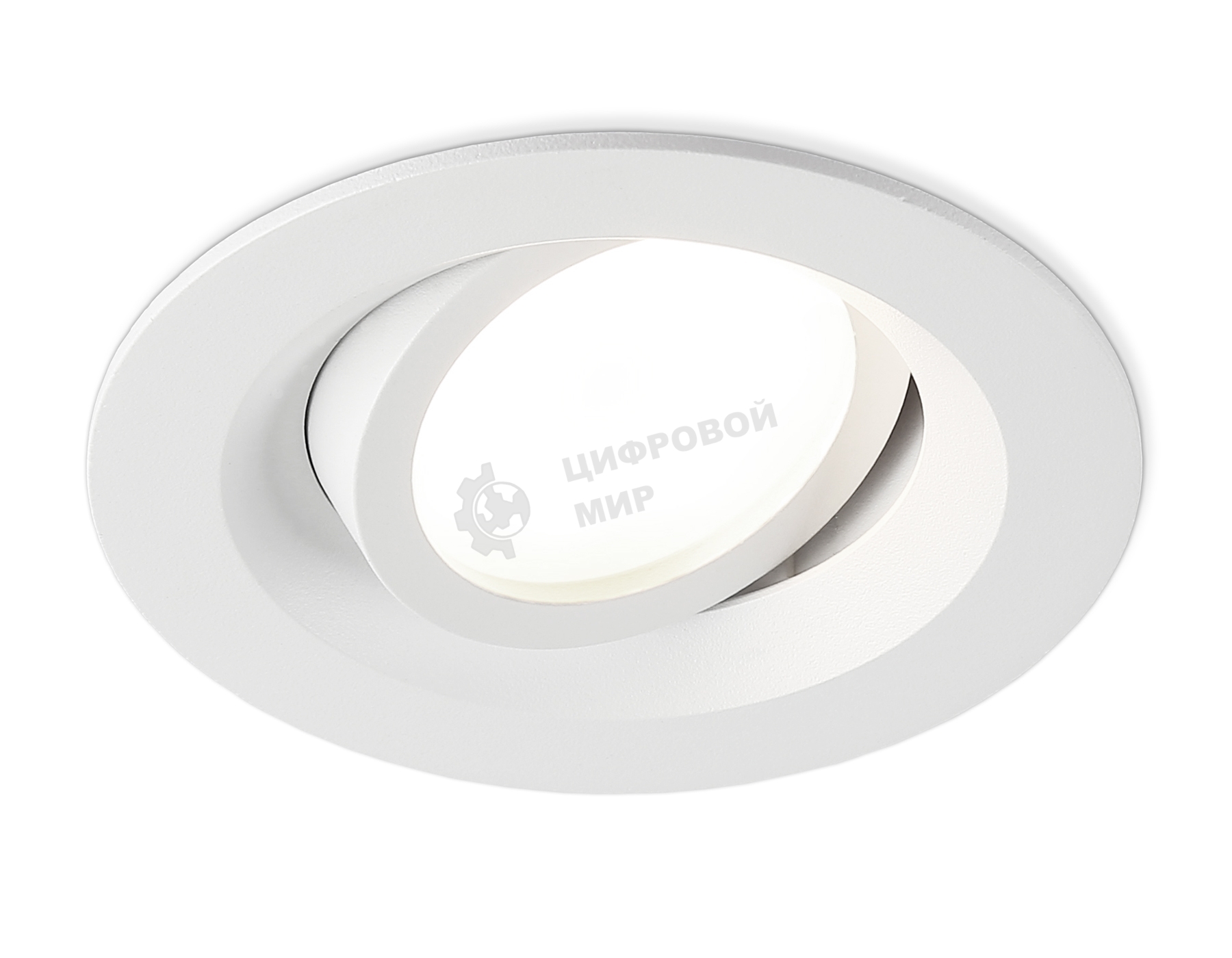 Встраиваемый поворотный точечный светильник Ambrella light TN102741 WH белый IP20 GU5.3 D95*25