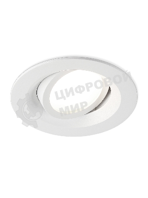 Встраиваемый поворотный точечный светильник Ambrella light TN102741 WH белый IP20 GU5.3 D95*25