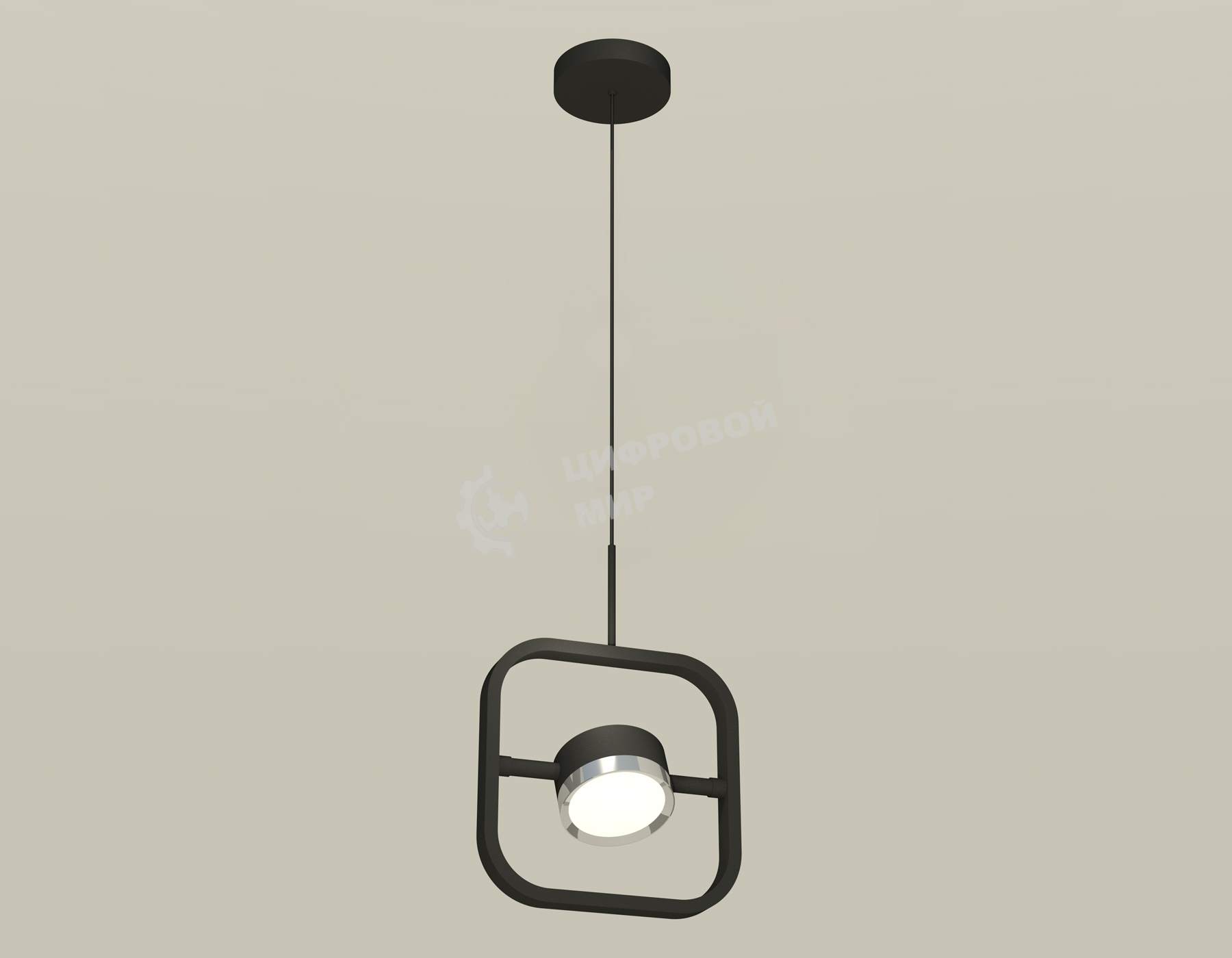 Светильник Ambrella light XB9119101 SBK/PSL черный песок/серебро полированное GX53 (C9119, N8118)