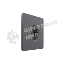 Systeme Electric Systeme Infinity Вулканический пепел Розетка с заземлением со шторками, 16А