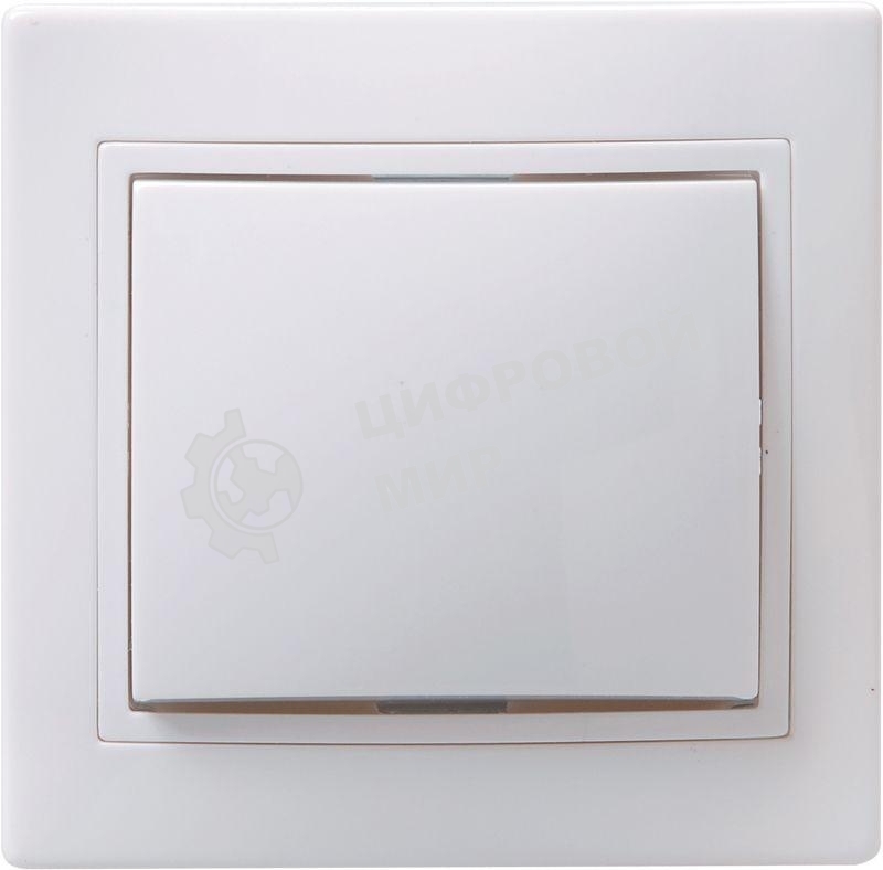 Выключатель 1-кл. СП КВАРТА 10А IP20 ВС10-1-0-КБ белый IEK EVK10-K01-10-DM