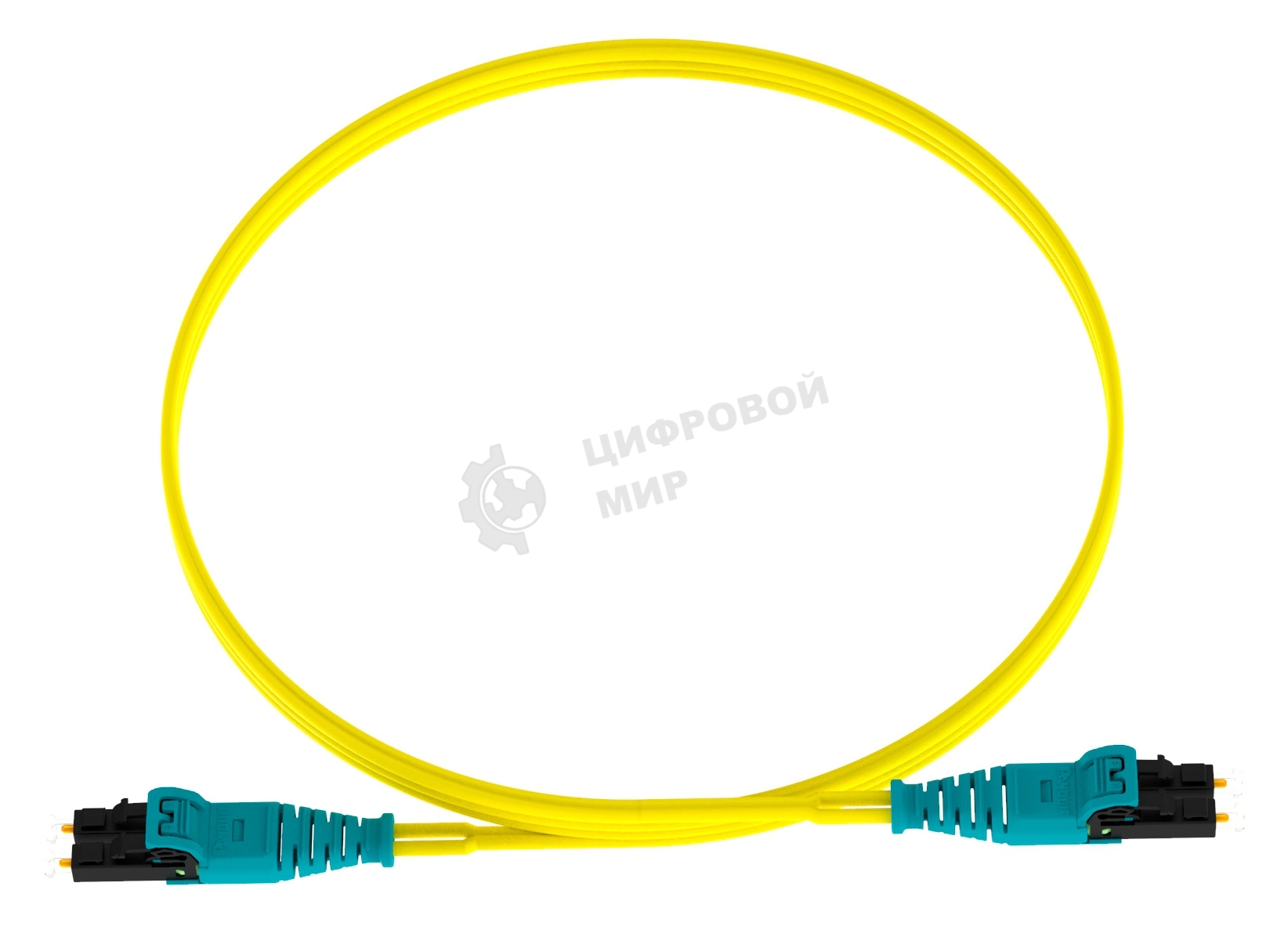 Патч-корд Panduit F92ELQ1Q1SNM003 2x9/125 OS1/OS2 LC push-pull-LC push-pull 3м LSZH желтый